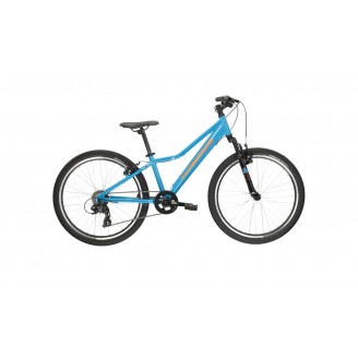 Kross Hexagon JR 1.0 M 24" темно-синий/желтый глянец