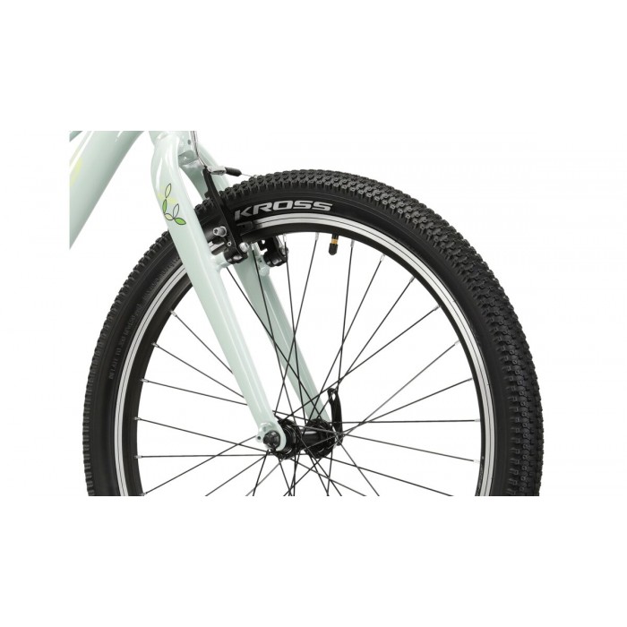 Kross Lea JR 1.0 D 24 серый/зеленый