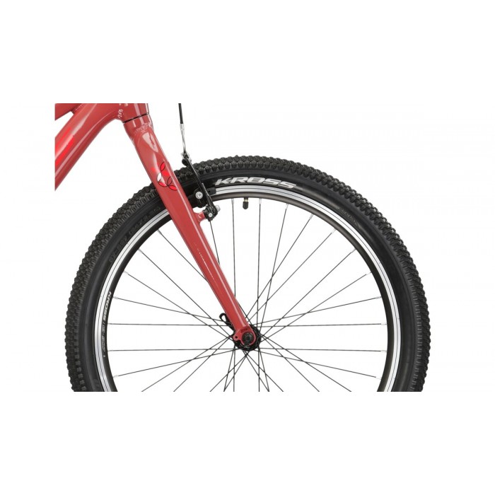 Kross Lea JR 1.0 D 24 бордовый/розовый