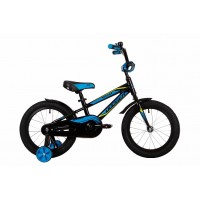Детский велосипед Novatrack Dodger 16" Черный/синий