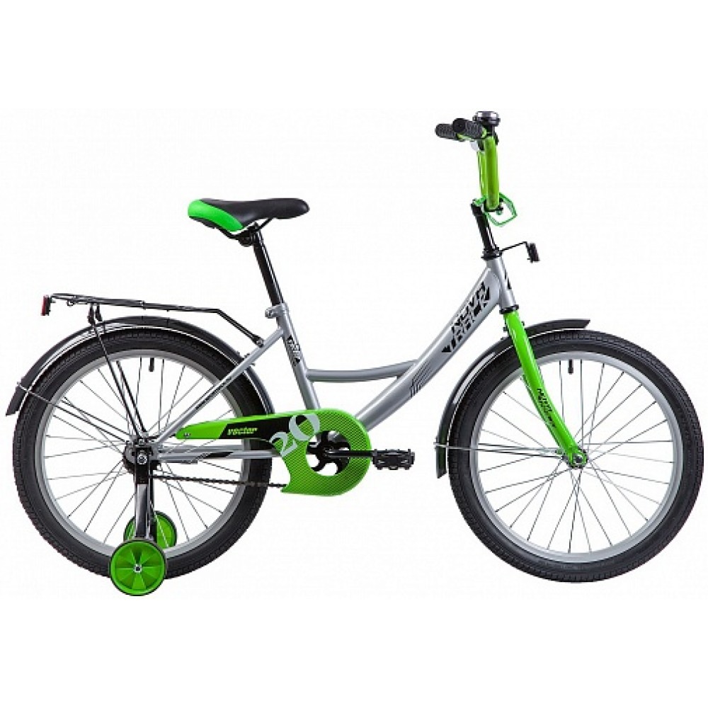 Детский велосипед Novatrack Vector 20" Cеребристый