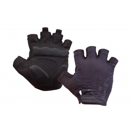 Велоперчатки ZL2313 чёрные, размер: S