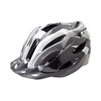 Шлем FSD-HL021 (out-mold). Размер L (58-60 см) чёрно-белый.