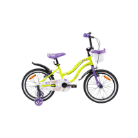 Детский велосипед Aist Wiki 16 желтый-фиолетовый