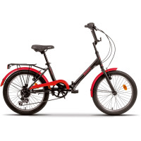 Велосипед Aist Smart 2.1 20 черный-красный