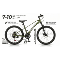 Детский велосипед Favorit Onyx 22 зеленый