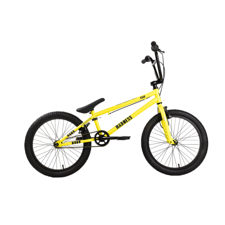 Велосипед STARK Madness BMX 1 2025 лимонный/черный