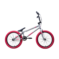 Велосипед STARK Madness BMX 1 2025 серебристый матовый/розовый/розовый