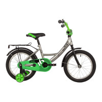 Детский велосипед Novatrack Vector 16" Серебристый