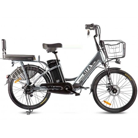 Электровелосипед Gelbert Alfa 2 Pro серый