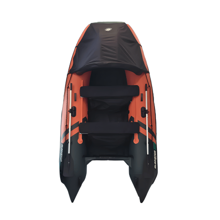 Надувная лодка GLADIATOR E330PRO оранжевый + темно-зеленый