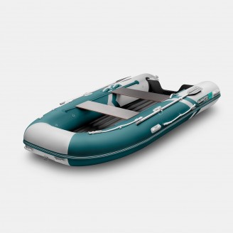 Надувная лодка Gladiator E420S морской зеленый-белый
