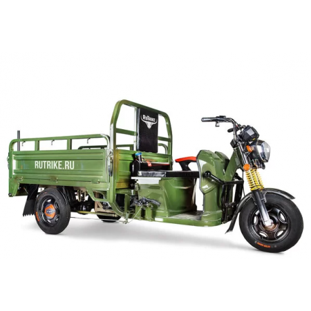 Грузовой электрический трицикл Rutrike Гибрид 1500 60V 1000W Зеленый