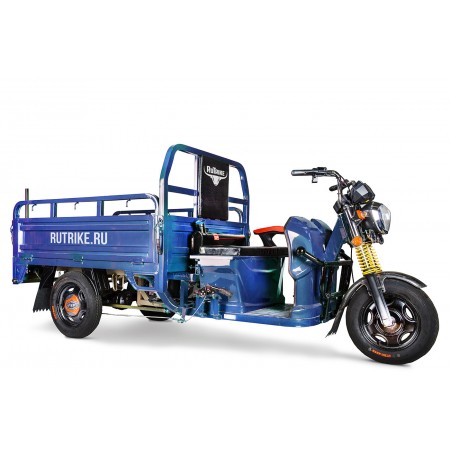 Грузовой электрический трицикл Rutrike Гибрид 1500 60V 1000W Синий