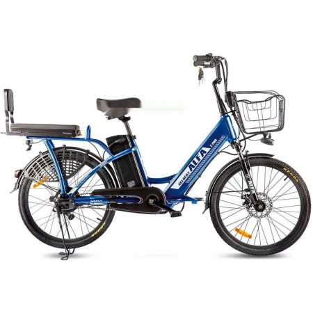 Электровелосипед Gelbert Alfa 2 Pro синий