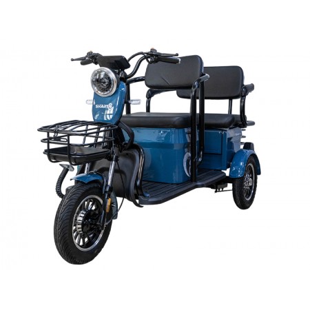 Электротрицикл Smart8 Bulbash Pro Синий