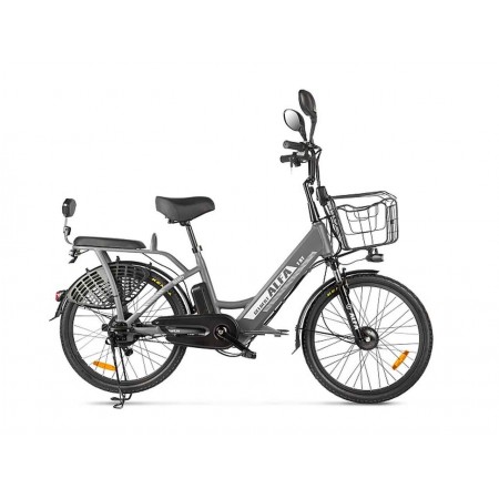 Электровелосипед Gelbert Alfa 1 ST серый