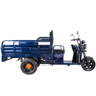 Грузовой электрический трицикл RuTrike D4 1800 60V 1200W Синий