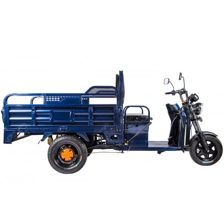 Грузовой электрический трицикл RuTrike D4 1800 60V 1200W Синий