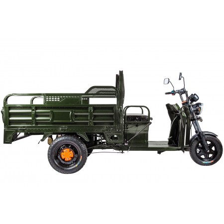 Грузовой электрический трицикл RuTrike D4 1800 60V 1200W Зеленый