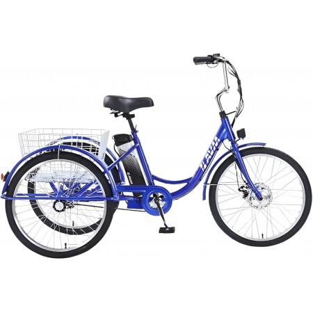 Электровелосипед AVM E-Alfa Trike 24 синий