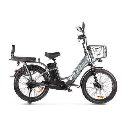 Электровелосипед Gelbert Alfa 3 Pro серый