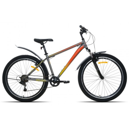 Racer Bruno 26 серо-оранжевый глянец