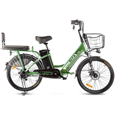 Электровелосипед Gelbert Alfa 2 Pro зеленый