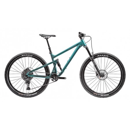 SILVERBACK SE TRAIL 11 MATT METALLIC EMERALD/GLOSS BLACK