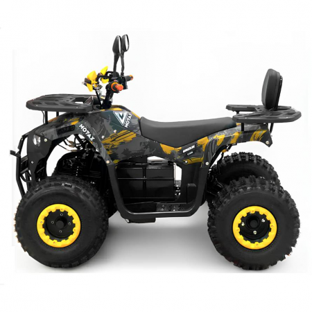 квадроцикл MOTAX GRIZLIK SUPER LUX 2024 черный-желтый камуфляж