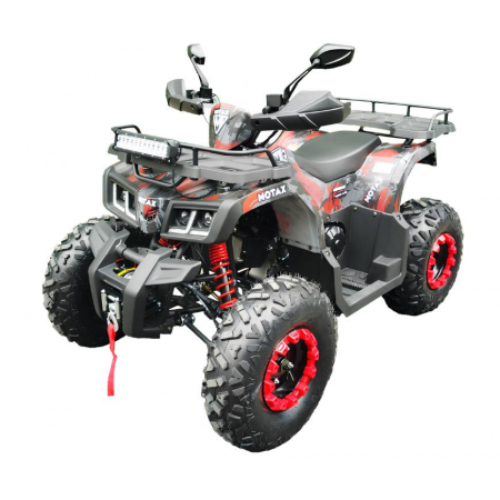 квадроцикл MOTAX GRIZLIK T200 черный-красный камуфляж