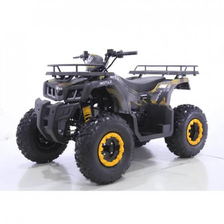 квадроцикл MOTAX GRIZLIK T200 черный-желтый камуфляж