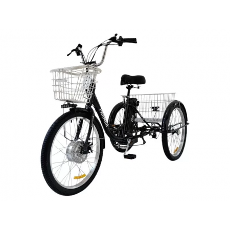 Трёхколёсный электровелосипед Smart8 Farmer Черный