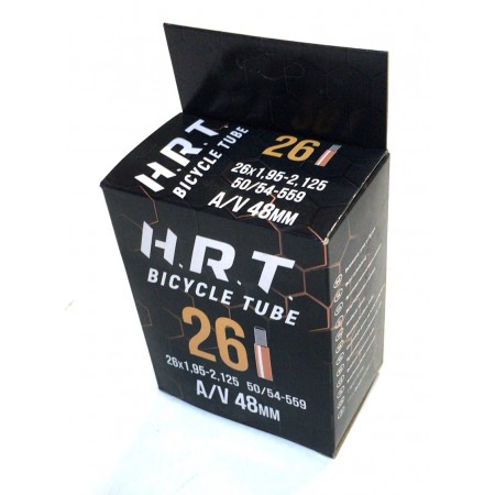 Камера велосипедная H.R.T. 26x1.95-2.125" (50/54-559) AV 48 мм 00-010036
