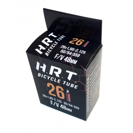 Камера велосипедная H.R.T. 26x1.95-2.125" (50/54-559) FV 48 мм 00-010038