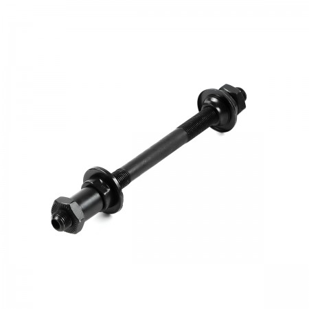 Ось велосипедная M-Wave 00-170119 задняя, Cr-Mo с конус. под эксцентрик 145мм, M10 (черная)