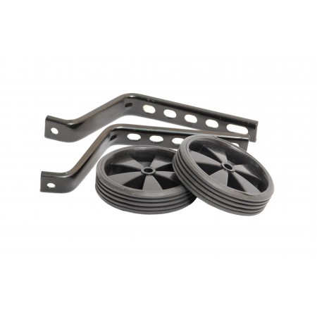 Колеса приставные 00-170301 для велосипедов с диаметром колёс 12-20" (чёрный)