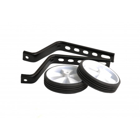 Колеса приставные 00-170401 для велосипедов с диаметром колёс 12-20" (белый)