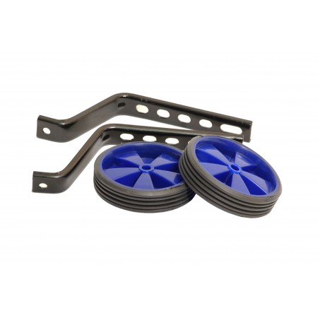 Колеса приставные 00-170601 для велосипедов с диаметром колёс 12-20" (синий)