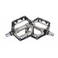 Педали велосипедные HORST H18 со сменными шипами 00-170829 (чёрный/серый)