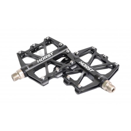 Педали велосипедные HORST H518 со сменными шипами 00-170839 (чёрный)