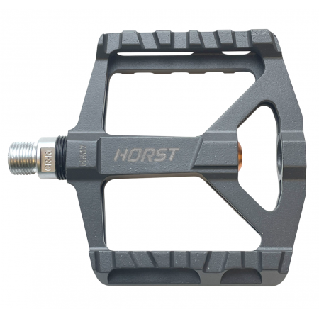 Педали велосипедные HORST H75 широкие 00-170870 (темно-серые)