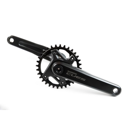 Система шатунов Shimano CUES FC-U6000 (10 ск.,  175 мм, 32T, интегрированный вал, с кареткой, без упаковки)