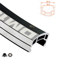 Обод двойной пистонированный 26" ALEXRIMS DM18 (559x26/21x18 мм, 32 отв., F/V, черный CSW, SSE, индикатор износа)