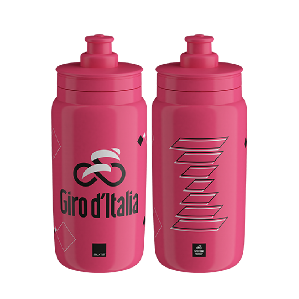 Велобутылка Elite FLY 550мл (Giro D'Italia 2024, розовая)
