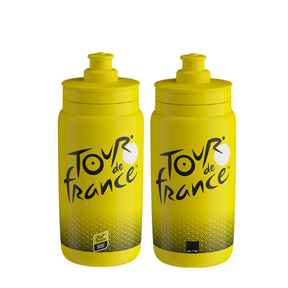 Велобутылка Elite FLY 550мл (TOUR DE FRANCE 2024, желтая)