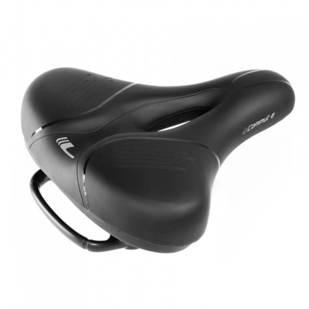 Седло Longus, COMUT-E VXL, из пены с эффектом памяти, черное