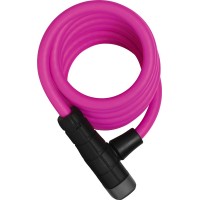 Тросовый велозамок на ключ ABUS Primo 5510K/180 см SCMU с кронштейном 05-0015856 (розовый)
