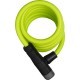 Тросовый велозамок на ключ ABUS Primo 5510K/180 см SCMU с кронштейном 05-0016482 (лаймовый)
