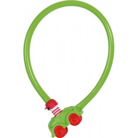 Тросовый велозамок на ключ "Машинка" ABUS My first ABUS 1505/55см 05-0043300 (зеленый)